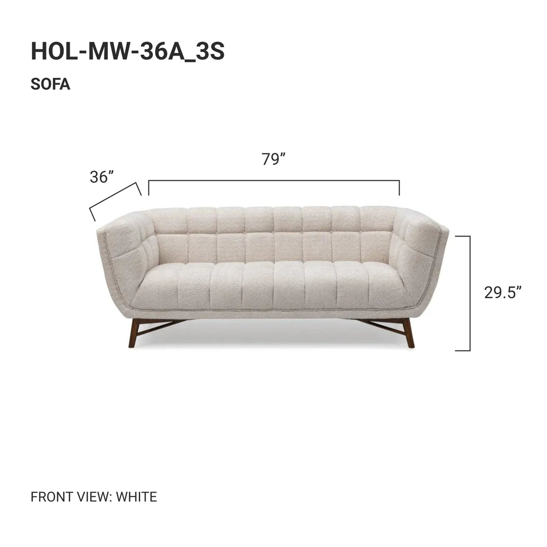 BEATRICE Fabric Three Seater Sofa