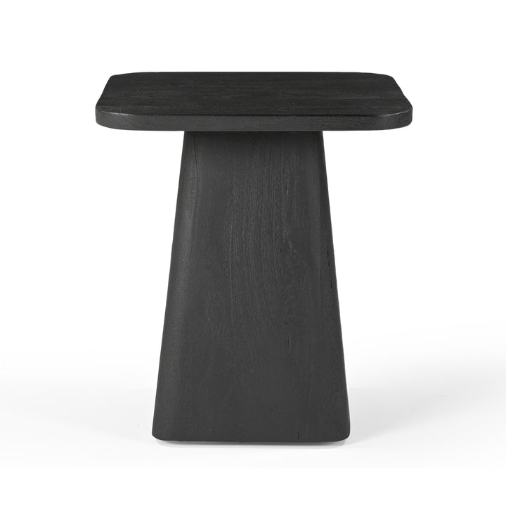 SLENDER Black Wood Side Table