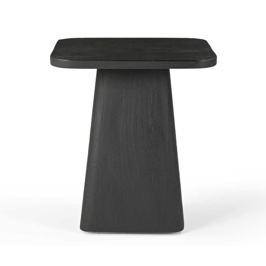SLENDER Black Wood Side Table