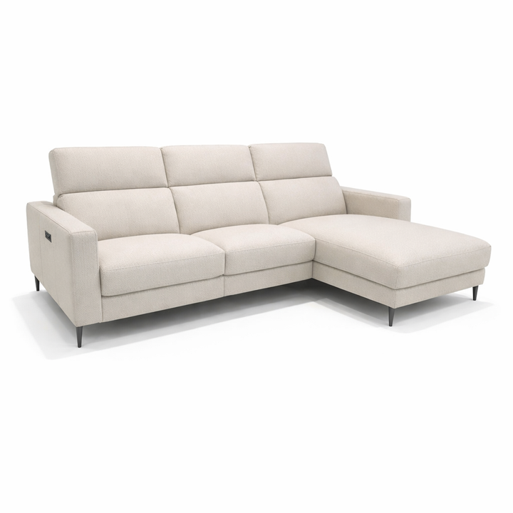 DOVER Power Motion Reclining Sectional Fabric Sofa