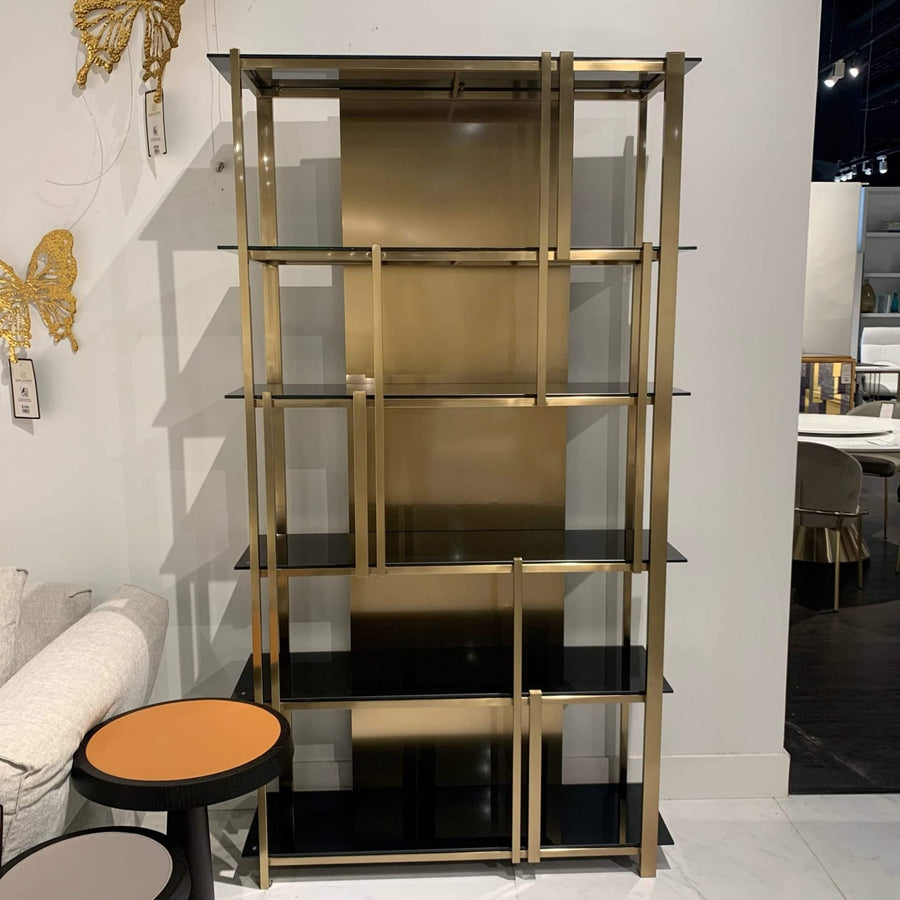 ABIGAIL Tinted Glass Book Shelf