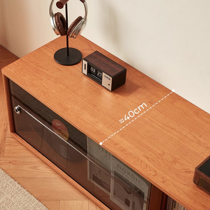 PRUSSIA Warm Wood Color TV Stand