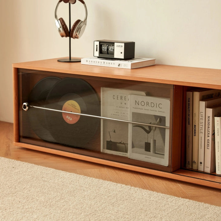 PRUSSIA Warm Wood Color TV Stand