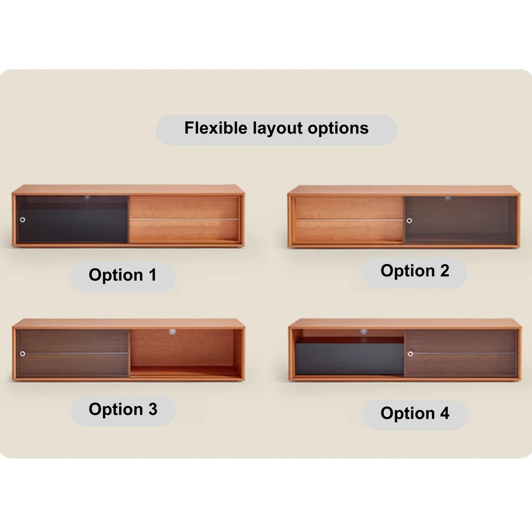 PRUSSIA Warm Wood Color TV Stand