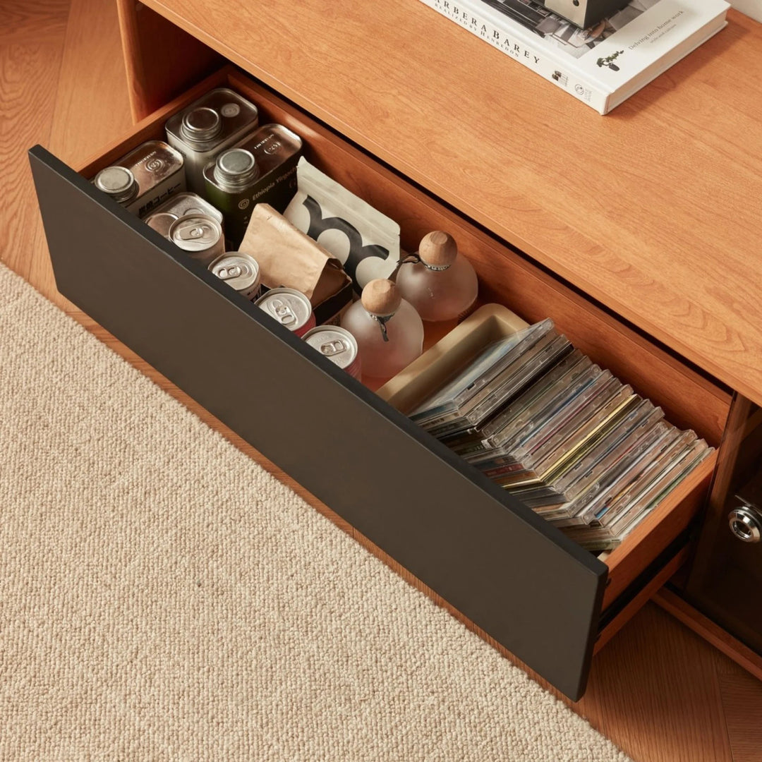 PRUSSIA Warm Wood Color TV Stand