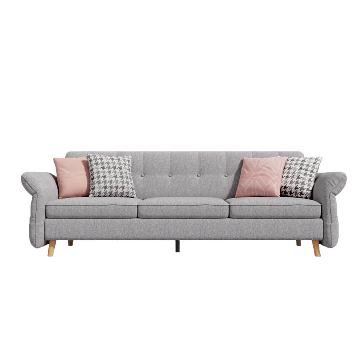 LILA Grey Sectional Sofa Bed