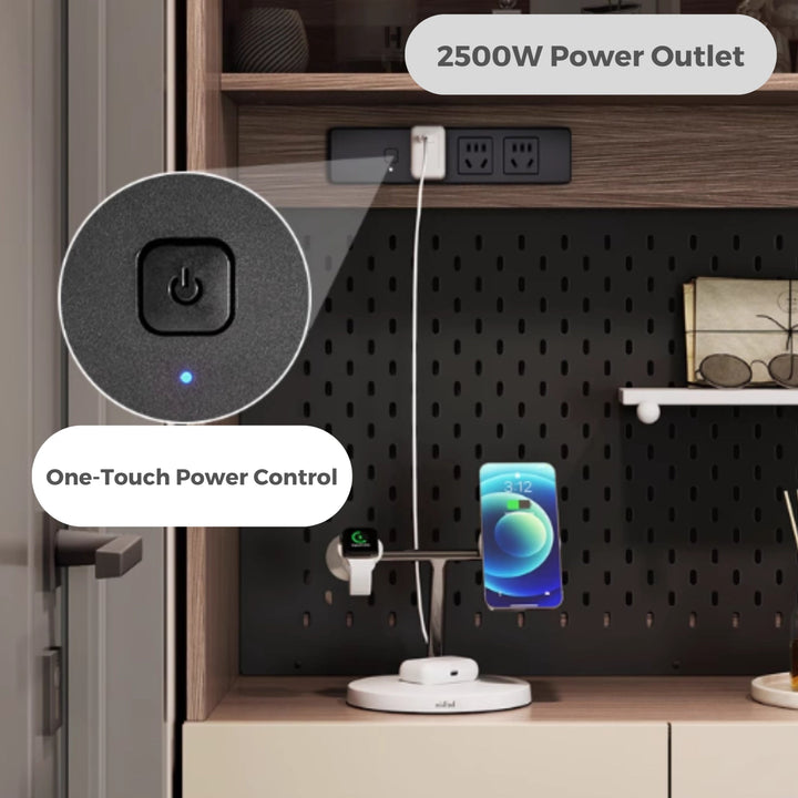 CAPE Three Door Coffee Color Shoe Cabinet