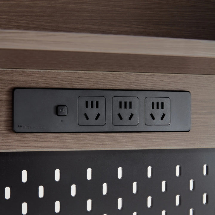 CAPE Three Door Coffee Color Shoe Cabinet