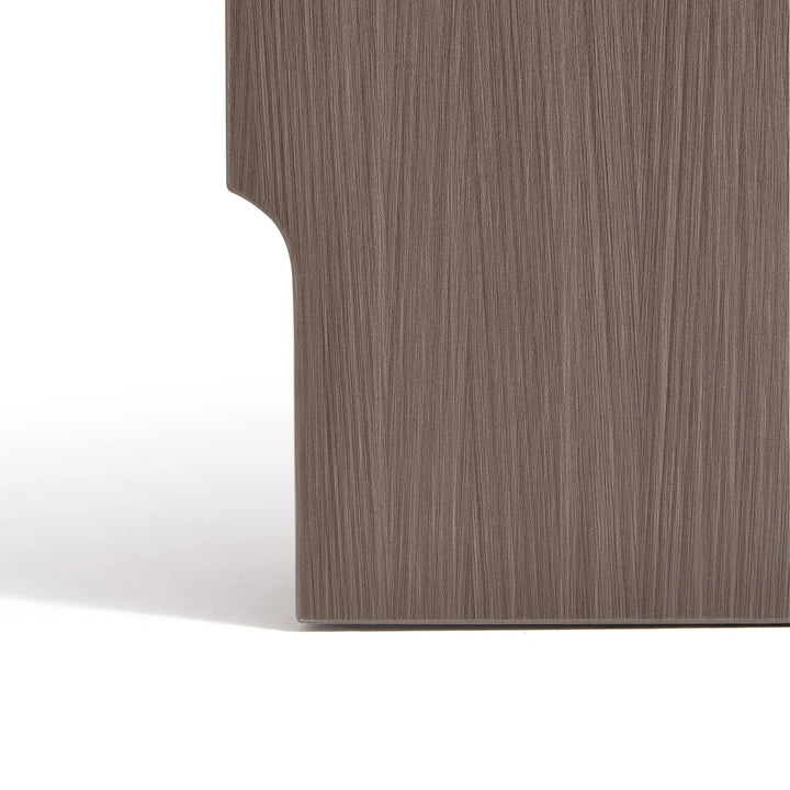 CAPE Three Door Coffee Color Shoe Cabinet