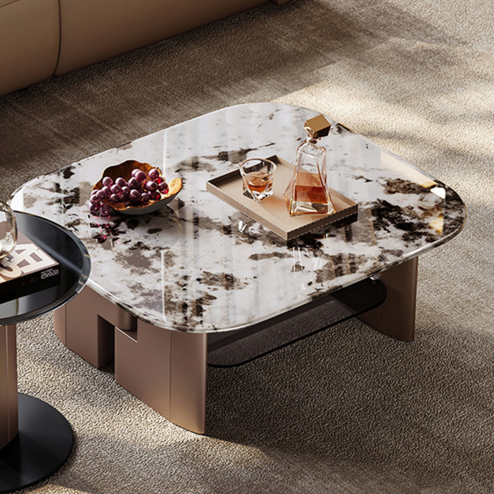 KENDRA Golden Tea Table