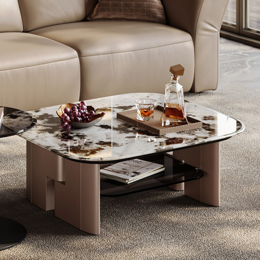 KENDRA Golden Tea Table