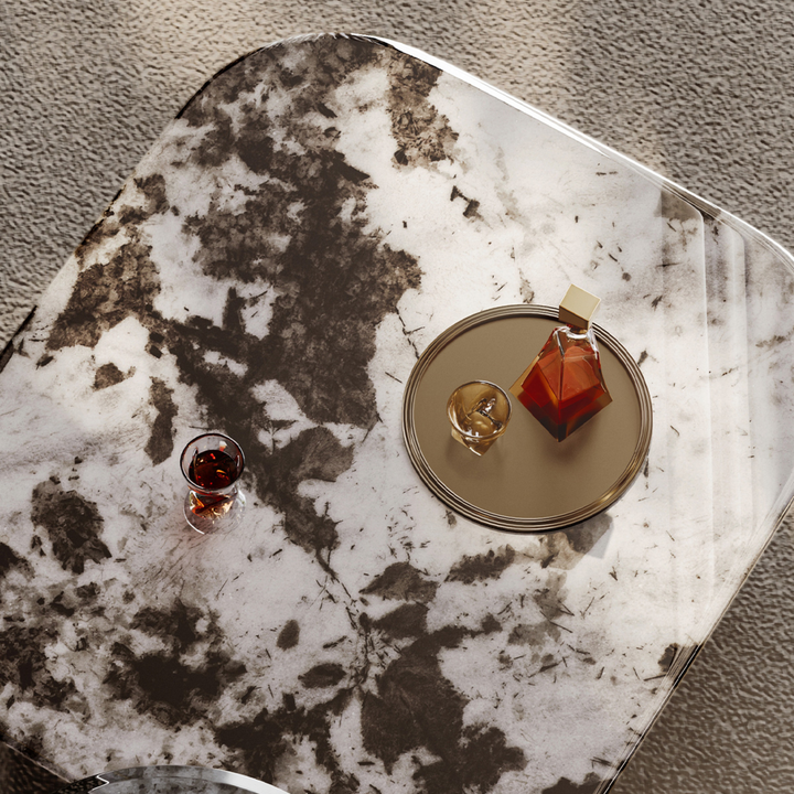 KENDRA Golden Tea Table