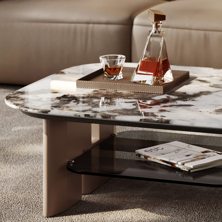 KENDRA Golden Tea Table