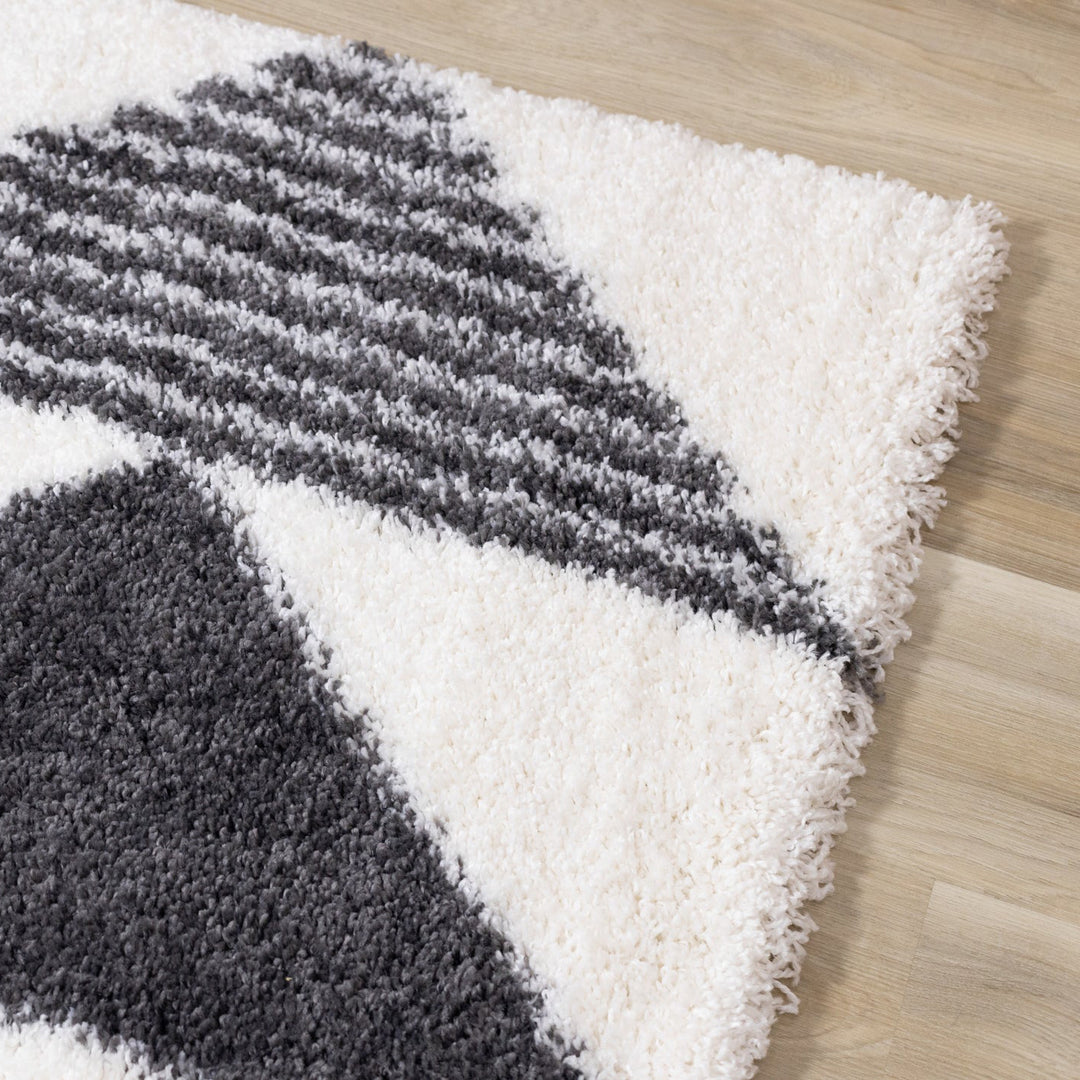 KALA Grey White, Geometric Rug