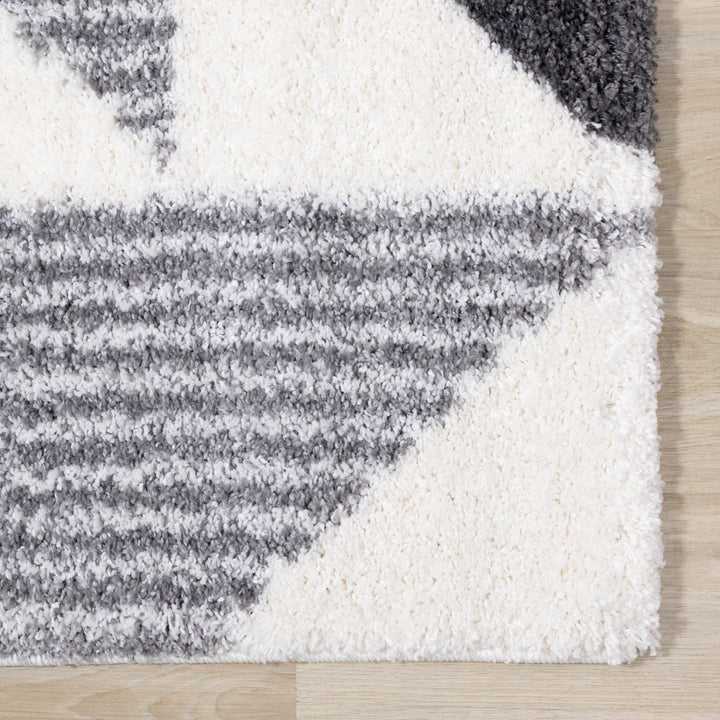 KALA Grey White, Geometric Rug