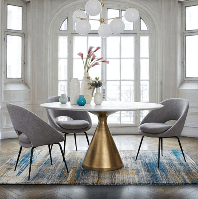 CRESSIDA Marble Round Dining Table