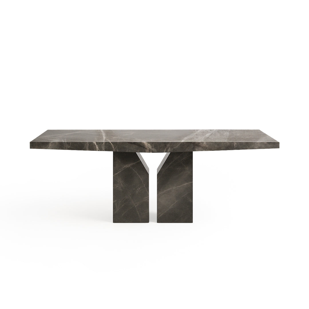 ZENITH Apuan Storm Marble Dining Table - Stone International