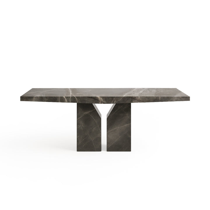 ZENITH Apuan Storm Marble Dining Table - Stone International