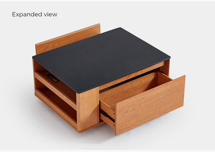 PRUSSIA Warm Wood Color Coffee Table