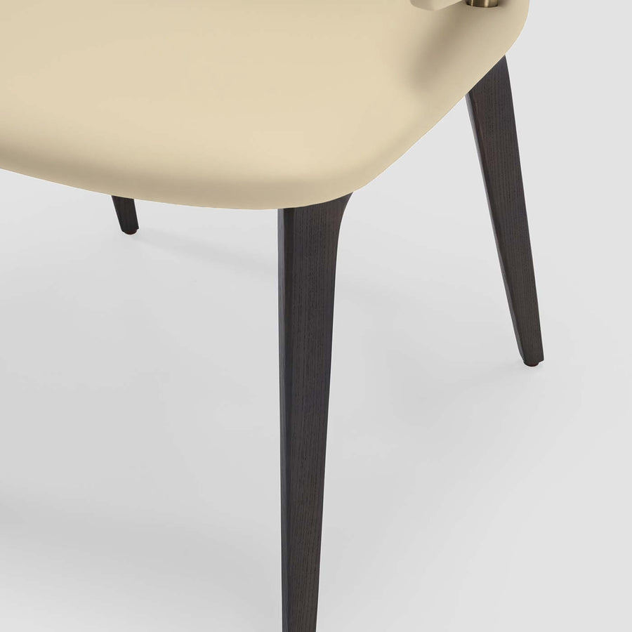 DAMIAN High Back Beige Dining Chair