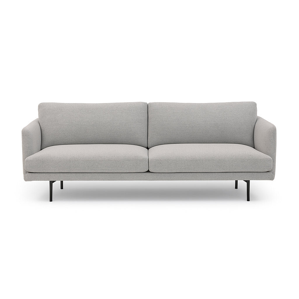 HARRISON Grey Fabric Sofa