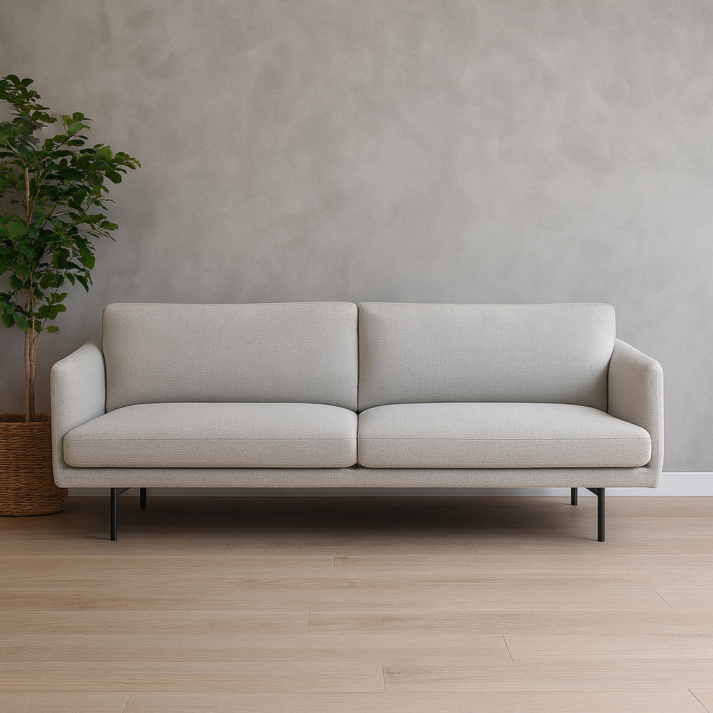 HARRISON Grey Fabric Sofa