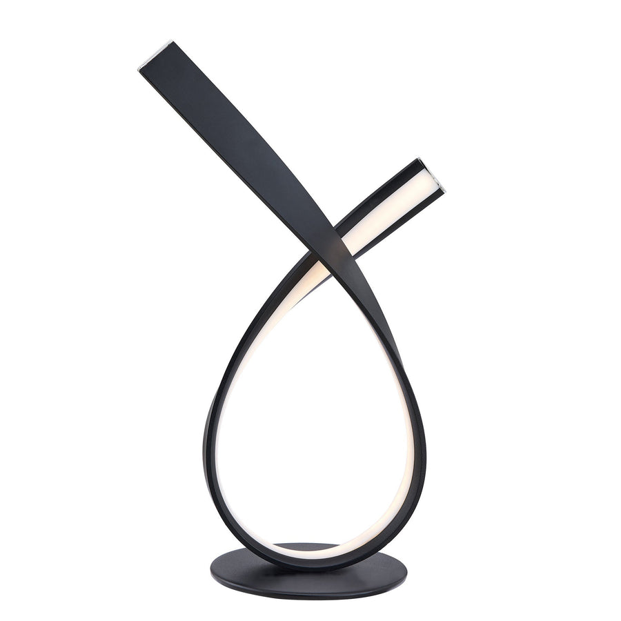 ROYCE Twisted Table Lamp Black