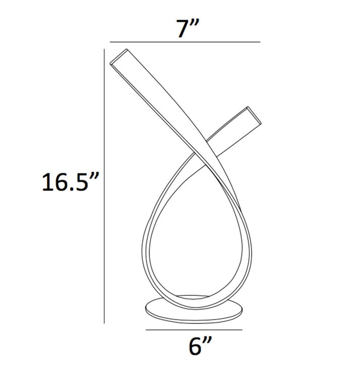 ROYCE Twisted Table Lamp