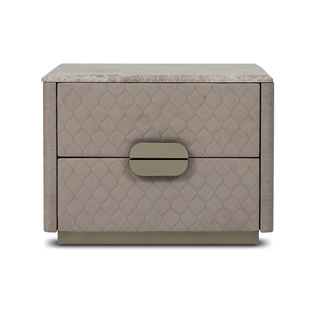 EUGENE Marble & Leather Nightstand – Stone International