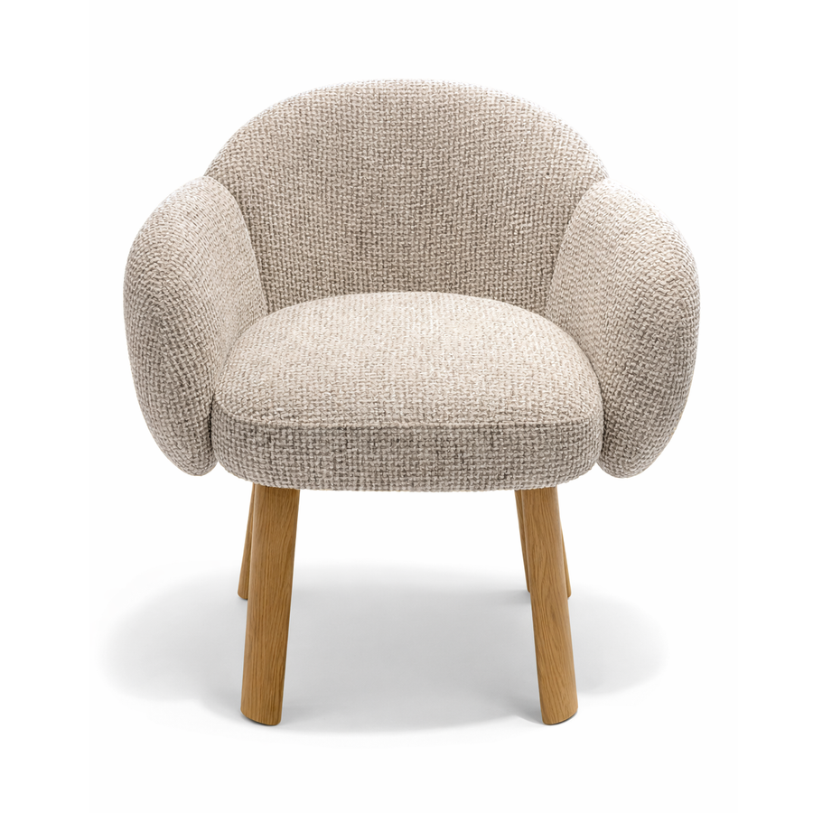 ULRIKA Organic Touch Dining Chair White