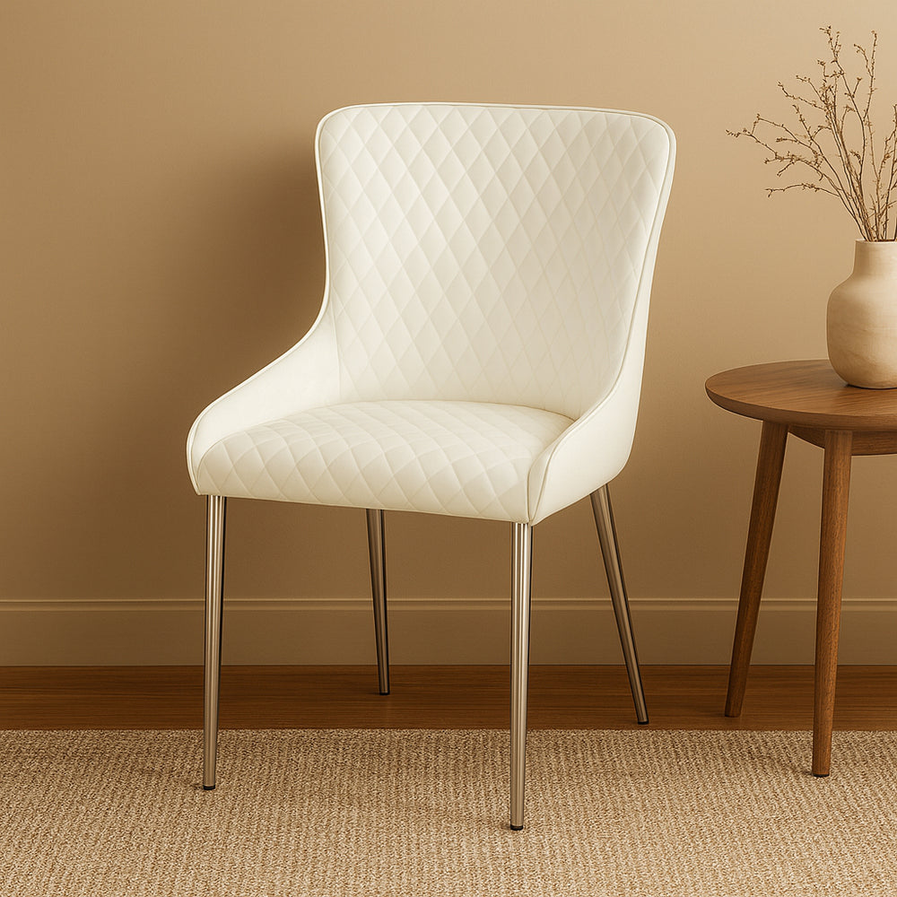 BRENT 2.0 Diamond Stitch Dining Chair