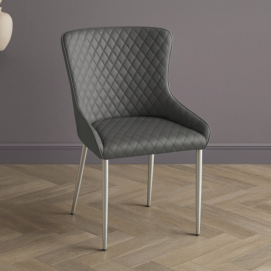BRENT Diamond Stitch Dining Chair