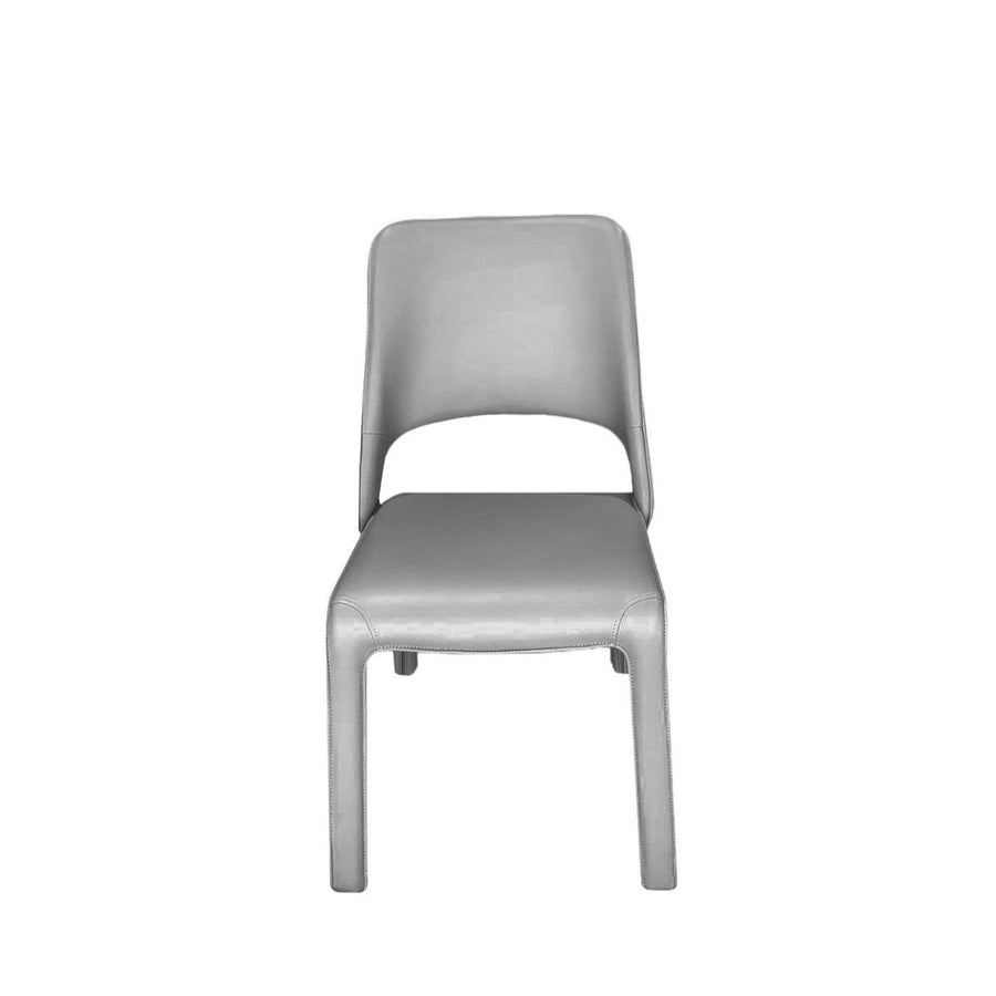QUILTON Open Back Dining Chair Gray