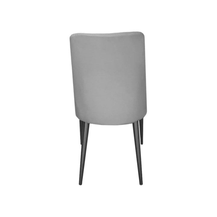 MASON Grey Vertical Stitched Dining Chair