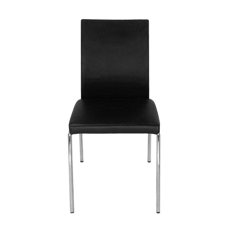 BURLINGTON Black & White Dining Chair Black