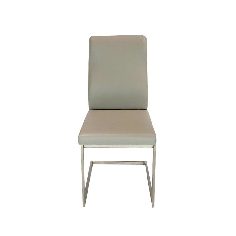 MERISHA Cantilever Dining Chair Light Gray