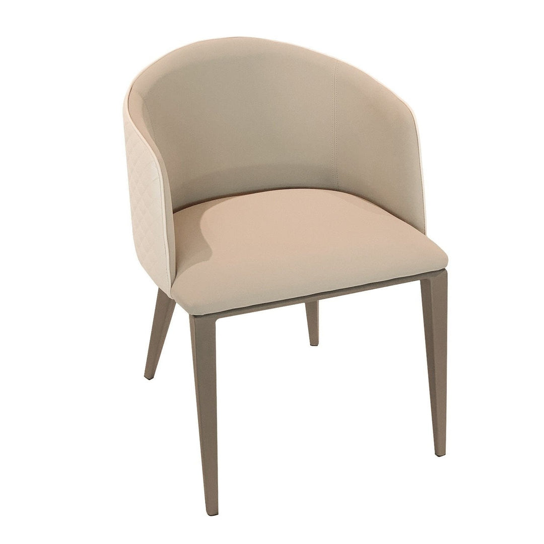 EVELYN Round Back Dining Chair Grey