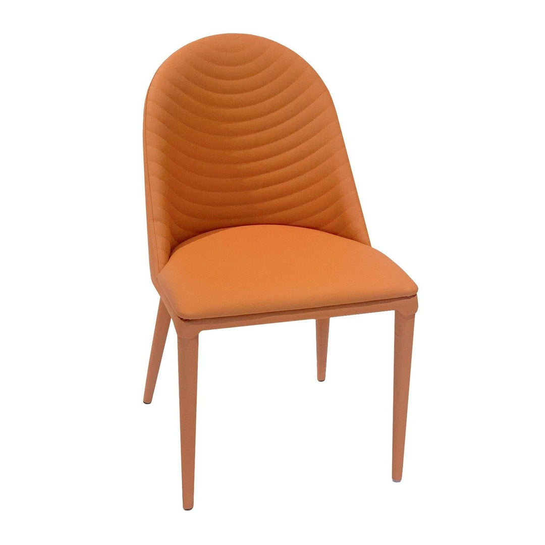 LUKE Round Back Dining Chair Orange