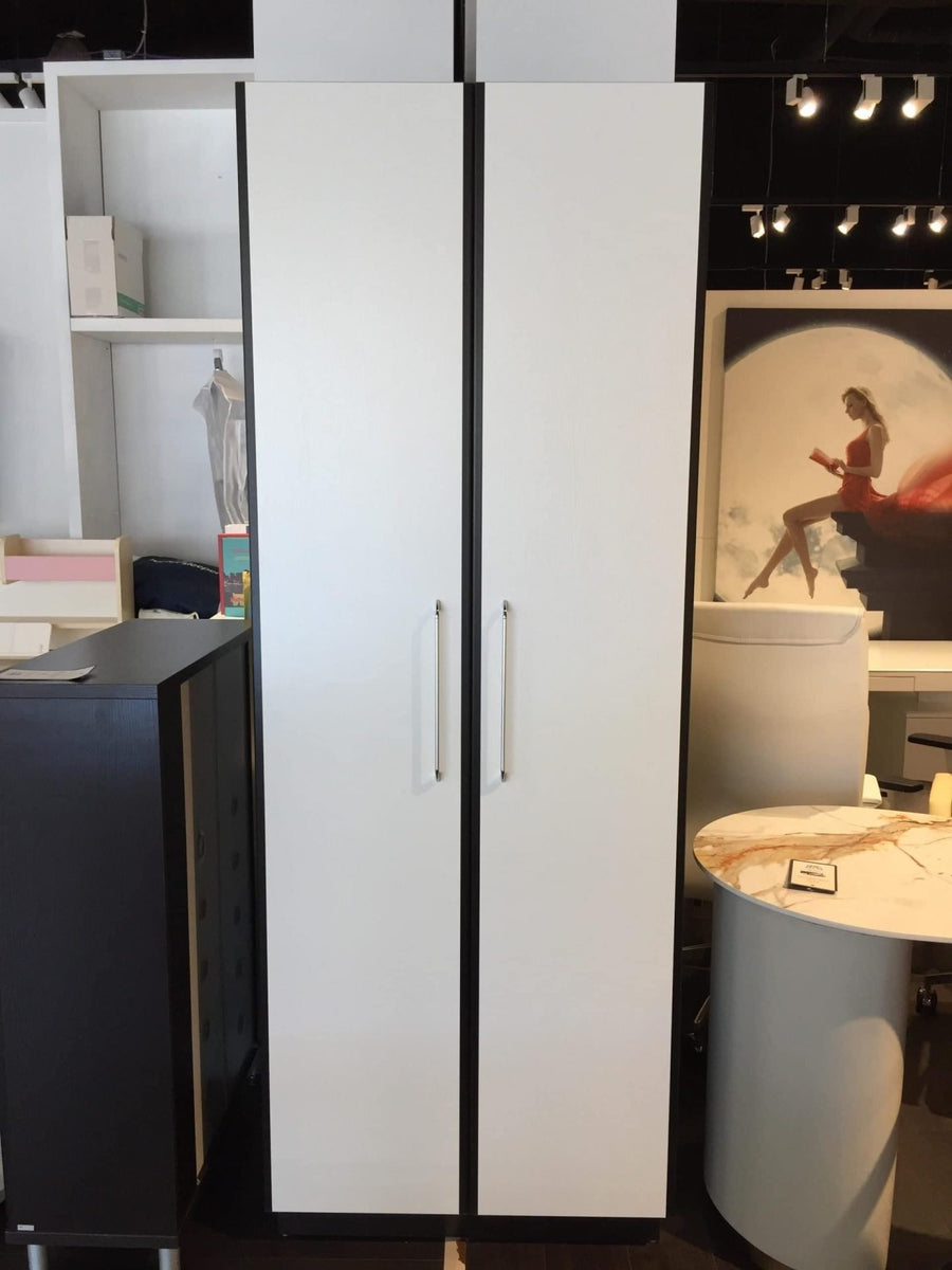 LEWIS Hinged Door Wardrobe Black Oak