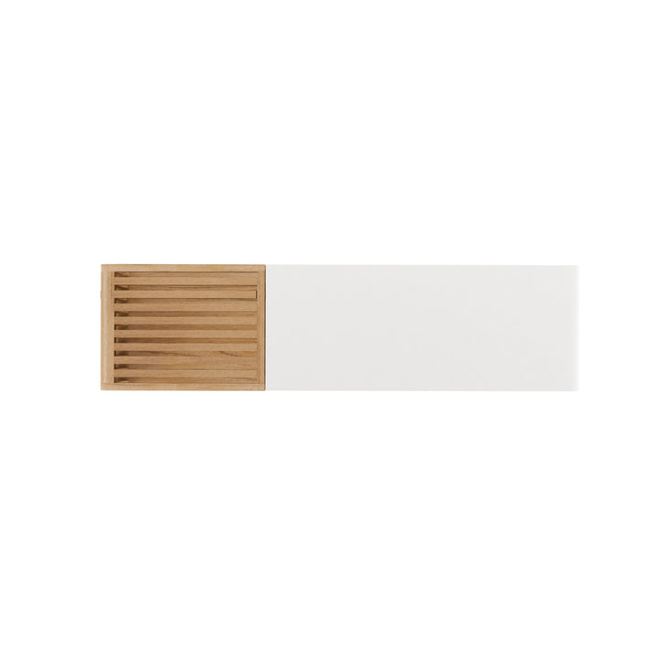 PORTICO White & Wood Console Table