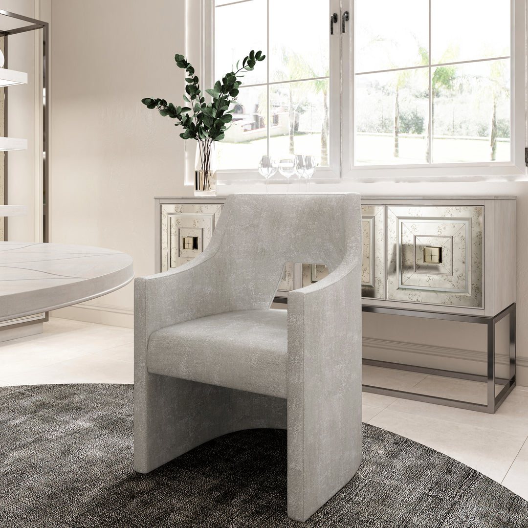 MEZZANINE Dove Grey Wood Dining Chair