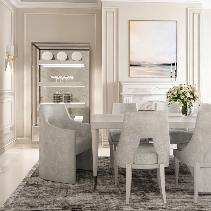 MEZZANINE Dove Grey Wood Dining Chair
