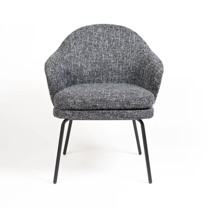 PENELOPE Light Grey Fabric Dining Chair