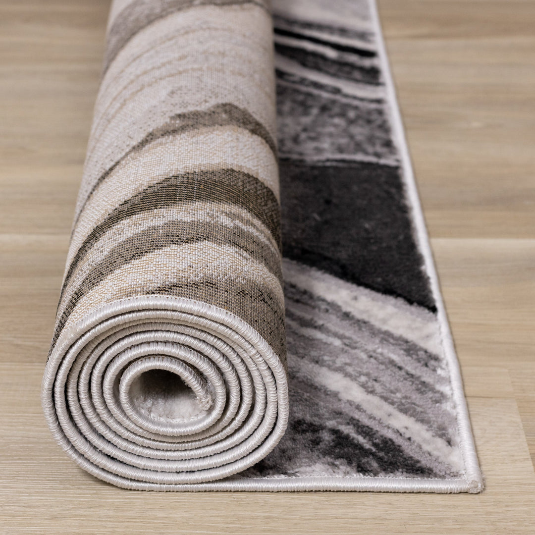 KAITLYN Grey Shades, Marble Rug