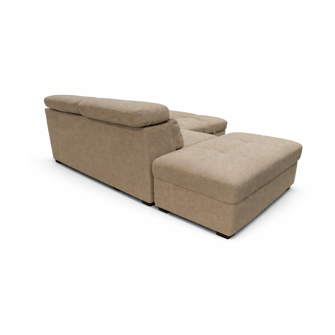 AMAYAH Easy Pull-Out Sectional Sofabed
