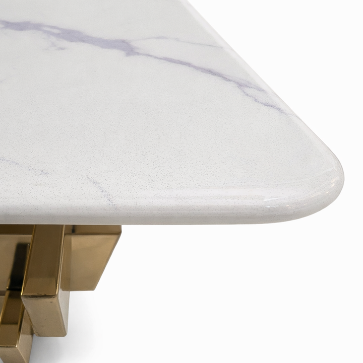 SEVILLE Jazz White End Table