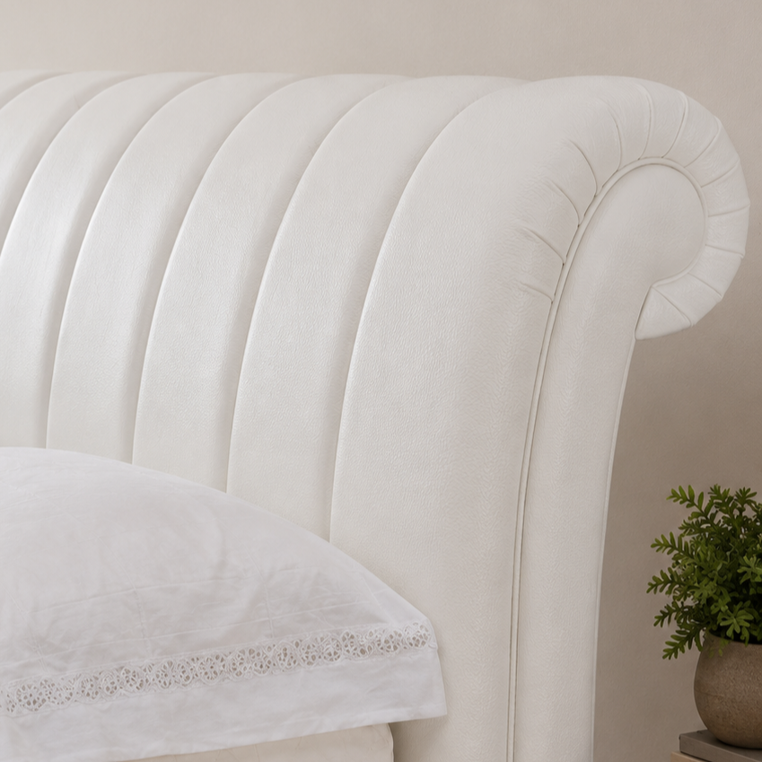 VENUS King Leather Bed - New Trend Concepts