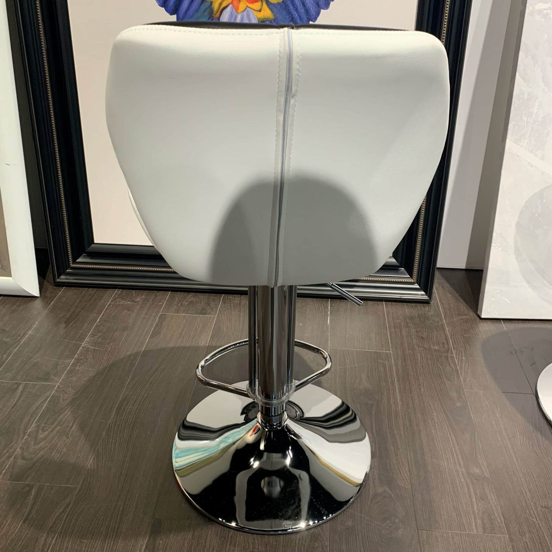 PHILLY Tufted Leather Bar Stool