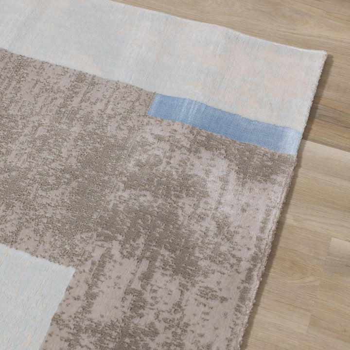 KALI Blue Brown, Abstract Rug