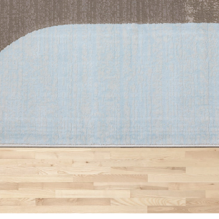 KALI Blue Brown, Abstract Rug